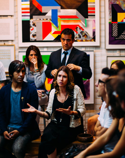 Audience at a conference